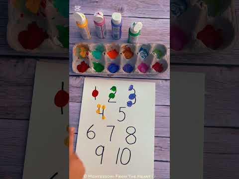 KID S LEARNING LEARNING MADE FUN WITH FINGER PAINTING NUMBERS