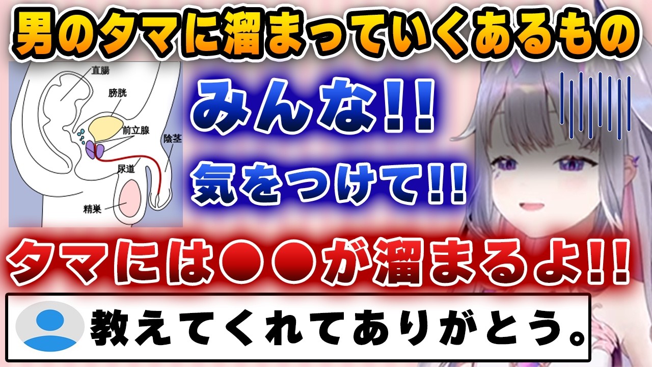 男の身体についてプライベートで勉強し、女で良かったと言い放つビジュー【ホロライブEN/ビジュー】