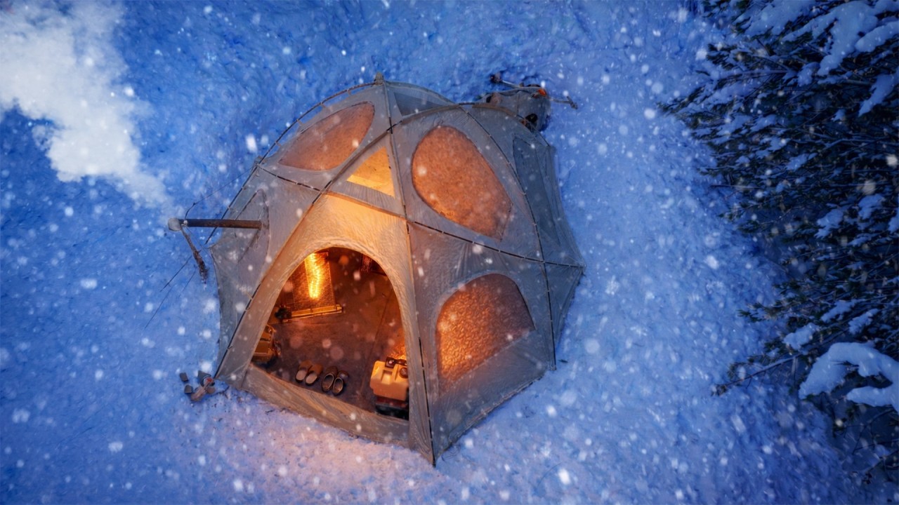 KARDA EV KONFORUNDA SICAK ÇADIR KAMPI