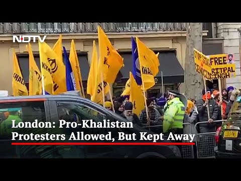 Tight Security Outside Indian Mission In London | The News