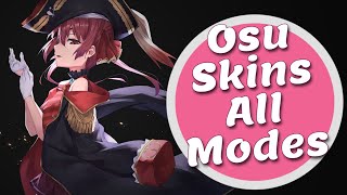6 Osu skins All modes