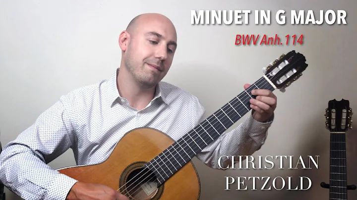 Petzold - Minuet in G Major, BWV Anh.114, Arr. J. McFadden | Classical Guitar | Jonathan Richter