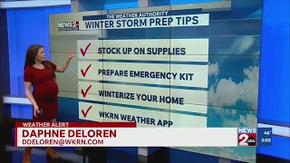 Winter storm preparation tips