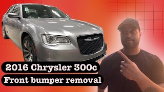 2016 Chrysler 300c Front Bumper Removal