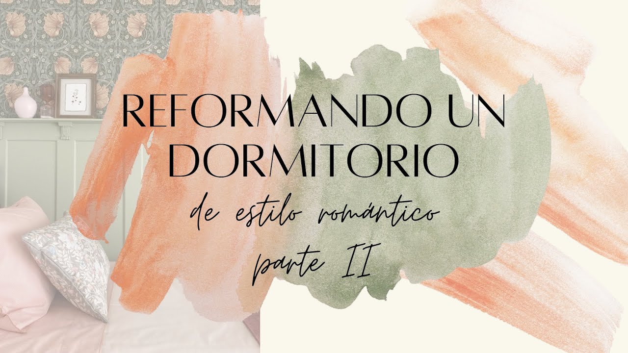 REFORMANDO un dormitorio (parte 2) |Ponemos el papel pintado | Pintamos la pared | Ponemos cornisas💕