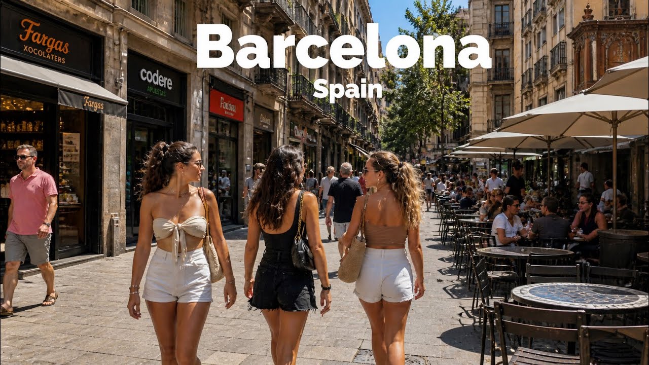 Barcelona, Spanien | Stadttour zu Fuß 4K | 16. Mai 2026