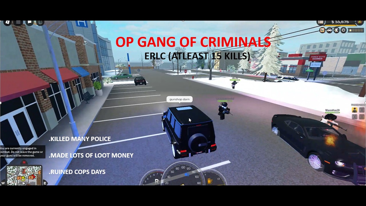 I RUINED COPS DAY IN A CRIMINAL GANG ERLC