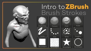 Intro to ZBrush 015 - Brush Strokes! Drag Dot, Freehand, DragRect, LazyMouse, Replay Last, and more!