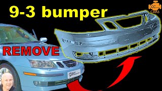 Saab 9-3 Front Bumper Removal | 03-07 Model years | EASY DIY