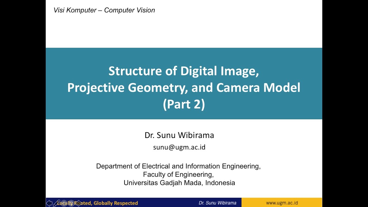 Fundamentals of Computer Vision (Part 2): Projective Geometry - YouTube