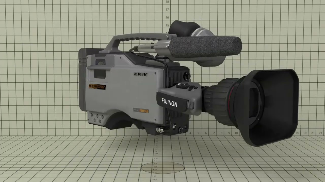 3D Model: Sony Digital Betacam