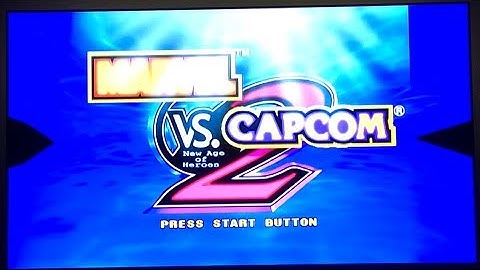 Marvel vs. Capcom 2 Animorphic Widescreen on Sega Dreamcast