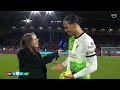 "We won't think too far ahead... but we are hoping to be up there" | Van Dijk on Liverpool's win