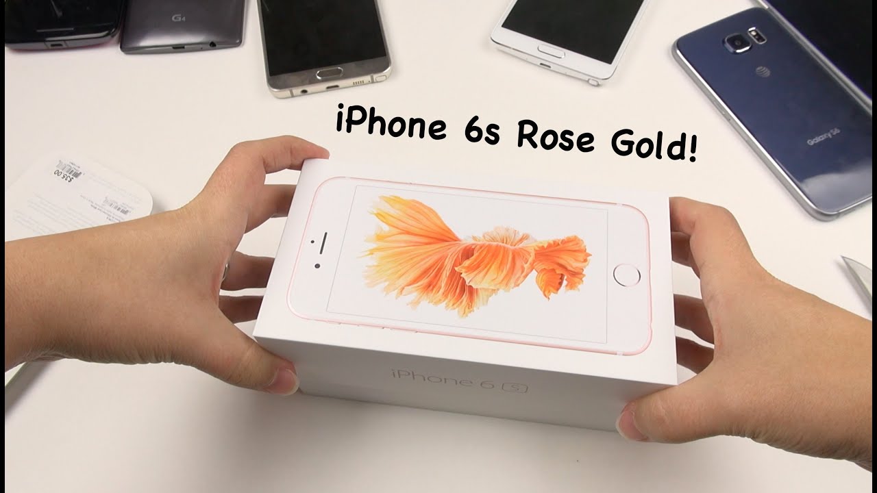 Iphone 6s Rose Gold Unboxing First Impressions Youtube