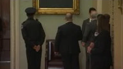 Trump leaves Capitol after 'good meeting' with GOP