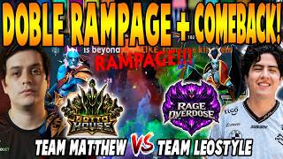 TEAM MATTHEW vs TEAM LEOSTYLE [BO1] - DOBLE RAMPAGE + VOLTIS! - EL COLISEO DE BENJAZ - DOTA 2