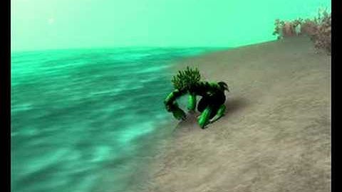 Spore - Creature Behavior - AI Drinking Water