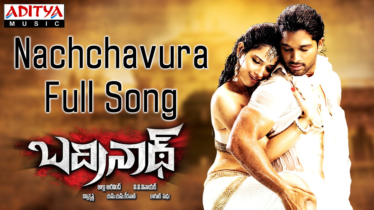 Nachchavura Full Song Badrinath Allu Arjun MMKeeravani Hits  Aditya Music