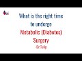 Metabolic surgery in Bangalore || Metabolic surgery for diabetes in Bangalore