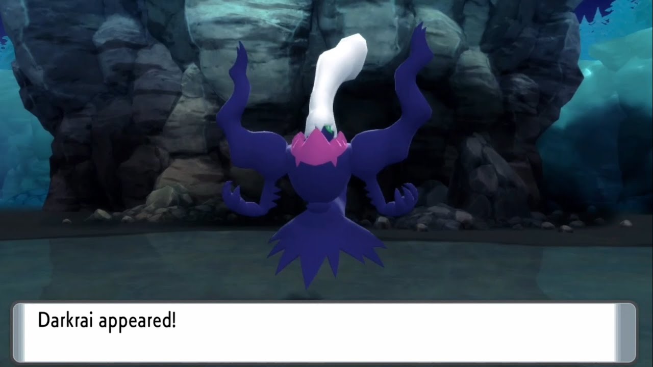 FIRST ENCOUNTER SHINY DARKRAI ð¤©ð¤©ð¤© BDSP - YouTube