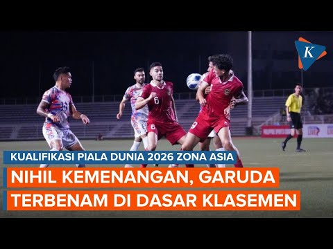 Klasemen Kualifikasi Piala Dunia 2026, Indonesia Paling Buncit