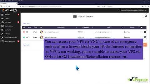 How to Access Your VPS via VNC in Virtualizor   HostPinnacle