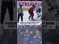 Dylan Peterson's parents were front row for his NHL debut and his first fight 🤣