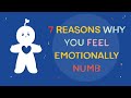 7 Reasons Why You Feel Emotionally Numb