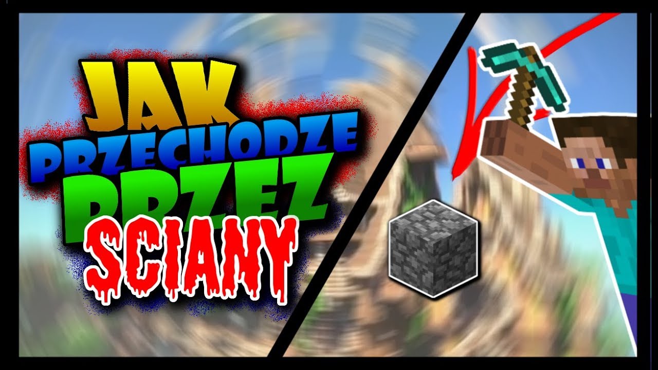 Jak przechodzić przez ściany w minecraft? - YouTube