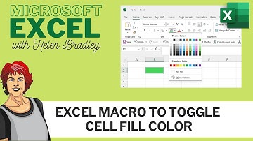 Excel Macro: Change Cell Fill Color On & Off - Quick & Easy Toggle Macro