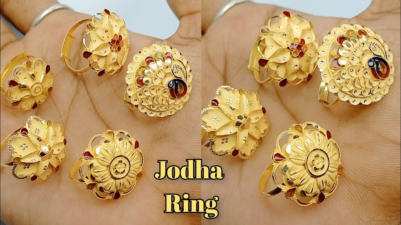 02 gram gold firming adjestebal Jodha ring-tuongthan.vn