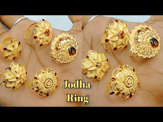 The Gold Jodha Ring for Women – Welcome to Rani Alankar