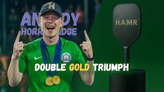 Double Gold Triumph: Pro Andy Horridge Talks Winning at Home, Team Challenges, and HAMR Paddles