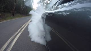 JZA80 Supra rolling burnout