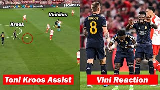 Vinicius's Reaction to Toni Kroos Assist vs Bayern Munich | Vinicius Goals vs Bayern Munich