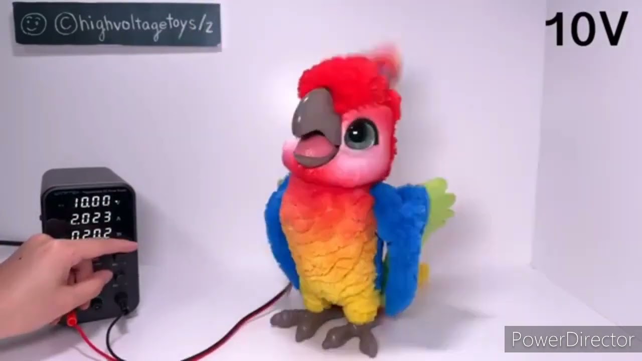 Furreal Rock-A-Too The Show Bird Unboxing And High Voltage