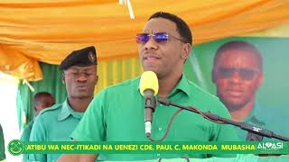 Mapokezi Ya Katibu Wa Nec Itikadi Na Uenezi Ccm Ndg Paul C Makonda Ccm Dodoma