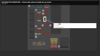 mitsubishi outlander (2003) Fuse Box Location, Diagram and Relays