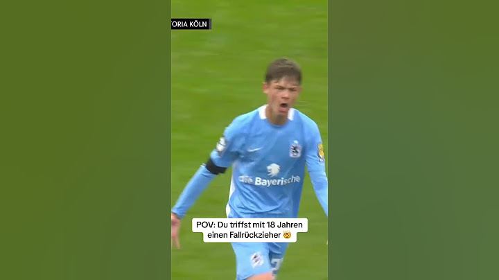18-Jähriger mit FALLRÜCKZIEHER 🤯