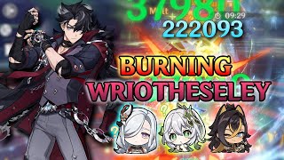 Wriothesley Melt/Burning Team with C6 Shenhe Showcase | Genshin Impact