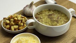 Чешский чесночный суп (Cesnecka) - простой рецепт