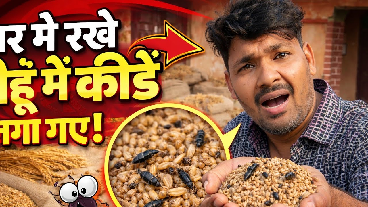 घर में रखा गेहूं में किड़े लग गए 😱 | कितना बड़ा नुकसान हो गया!#viral #pintuberani  