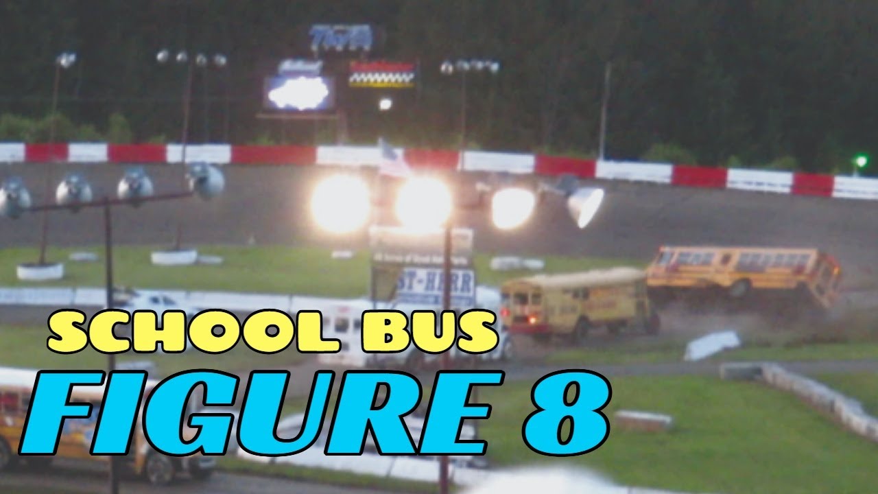 Crash A Rama Figure Eight School Bus Race, Holland Speedway