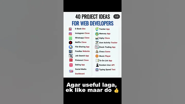 🔥 40 Project Ideas for Web Developers | Web Development Projects 2025 🚀💻