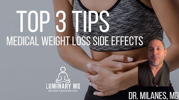 3 Tips to fight GI Side Effects from Ozempic, Wegovy, Mounjaro, Semaglutide | Weight Loss Program