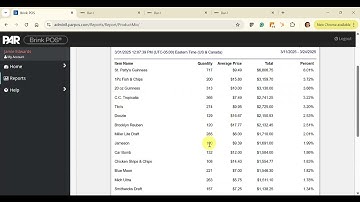 How to integrate Brink POS report with your bar