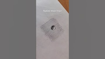 How to draw realistic Water Drop 💦 #shorts #tutorial #howtodraw