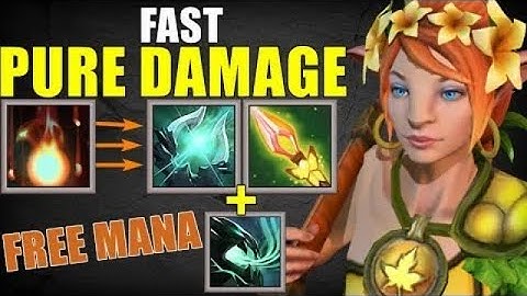 Double Pure Damage Modifier [ Max Attack Speed + Infinite Mana ] | Dota 2 Ability Draft
