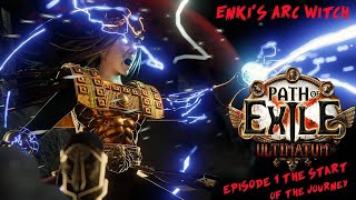 Path Of Exile (POE) Beginners Gameplay 1st build | Act 1 | Enki's Arc Witch Lightning Caster Build Path Of Exile (POE) Beginners Gameplay 1st build | Act 1 | Enki's Arc Witch Lightning Caster Build