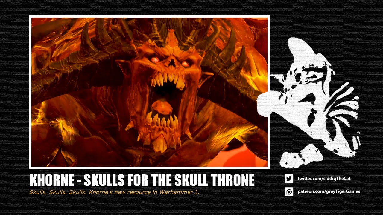Warhammer 3 Khorne Skulls for the Skull Throne YouTube